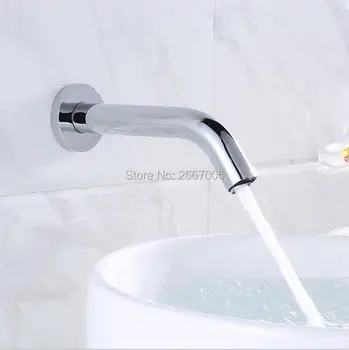 New cold only wall mount automatic sensor faucet basin tap auto water spout smart faucet medical tap ZR6156