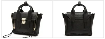 New 2017 Designer Classic Panelled Mini Monster Tote Women Split Leather Handbags Ladies Bag Messenger Bags For Female an516