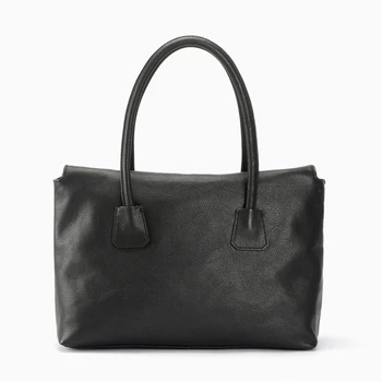 New Fashion European and American Style Women Bags Women's All-match Top Leather Hand Bag Big Totes Zipper and Buckle Clutch Bag