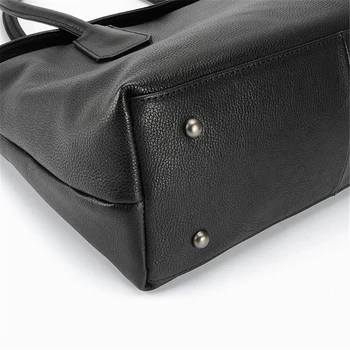 New Fashion European and American Style Women Bags Women's All-match Top Leather Hand Bag Big Totes Zipper and Buckle Clutch Bag