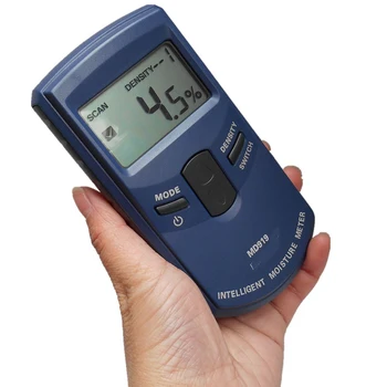 MD919 Portable Induction Paper moisture tester 4-speed density of the paper Optional ,Temperature and humidity compensation