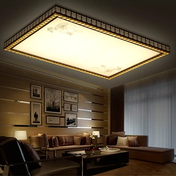 Modern led living room ceiling lights design acrylic bedroom light eclairage plafonnier tavan aydinlatma lamp fixtures lighting