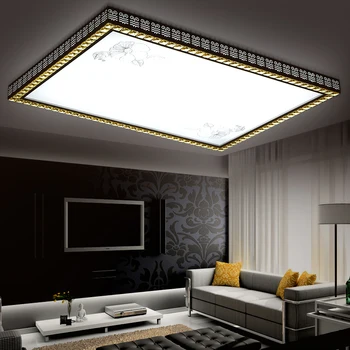 Modern led living room ceiling lights design acrylic bedroom light eclairage plafonnier tavan aydinlatma lamp fixtures lighting