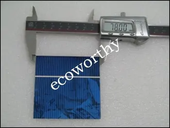 80pcs 76x78mm polycrystalline solar cell, poly solar cells ,high efficiency,