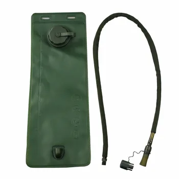 TPU 2.5L Hydration Water Bag Outdoor Sports Camping Hiking Cycling Bicycle Bladder Climbing Military Green Water Bags
