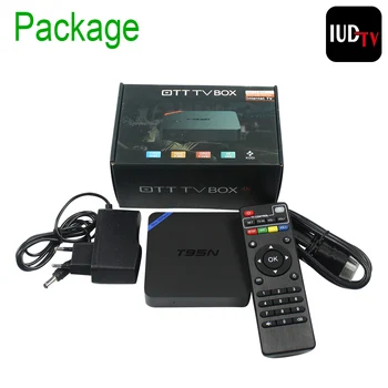 T95N Android IPTV Set Top Box Plus Italy UK DE Spain Portuguese Turkish Netherlands Full European Channels In HD Tv Receiver
