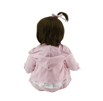 50cm Silicone Reborn Babies Doll Toys Lifelike Vinyl Lovely Princess Toddler Doll Kids Birthday Gift Child Girl Brinquedos