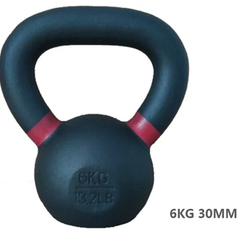 6KG Electrostatic Spraying Kettle Bell Professional Fitness Lifting Dumbbell High-Grade Exercise Training Equipment