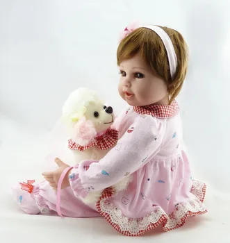 52cm Silicone Vinyl Reborn Baby Doll Toys Girl Brinquedos Lifelike Home Doll Newborn Baby Toddler Christmas Gifts For Kids