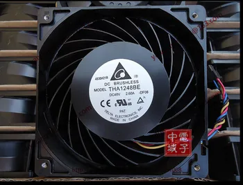 For DELTA THA1248BE, -DF08 DC 48V 2.60A, 120x120x38mm 50mm, 4-wire 4-pin connector Server Square Cooling Fan