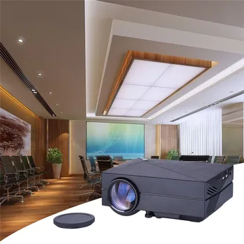 GM60 Mini Portable Home Cinema Theater LED Projector Lcd HD 1080P USB / SD / VGA / HDMI / AV