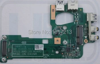 Original FOR Dell Inspiron M5110 DQ15 AMD IO Audio USB 3.0 Ethernet Board 48.4IE05.011