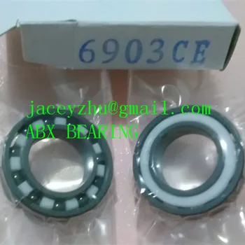 6903 full SI3N4 ceramic deep groove ball bearing 17x30x7mm