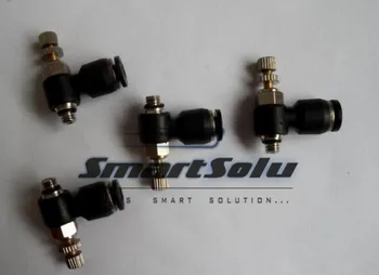 Lot SL10-M20 Pneumatic Throttle Valve,Quick Push In 10MM Tube M20 Inch Air Fitting Flow Controller