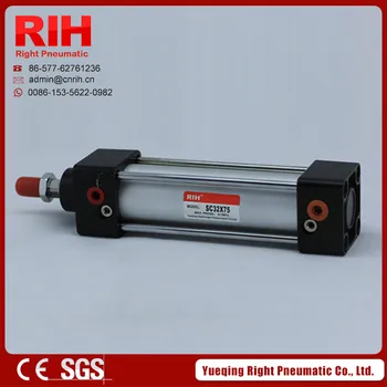 SC63*75 series pneumatic cylinder with Bore 63mm and stoke75 mm