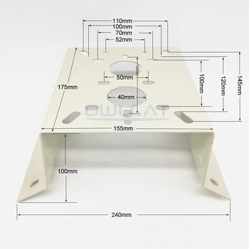 Outdoor/Indoor Right Angle 90 degree External Corner Bracket Mounting For Surveillance CCTV PTZ Dome Camera Maximum load 25KG