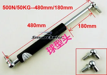 50KG/500N force 480mm central distance, 180mm stroke, pneumatic Auto Gas Spring, Shock absorber