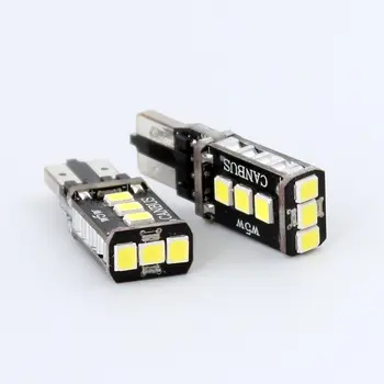 4Pcs Xenon White Build in Canbus T10 Super Bright 2835 SMD LED Light Bulb for Car Auto Back up Reverse Driving (T10) Error Free