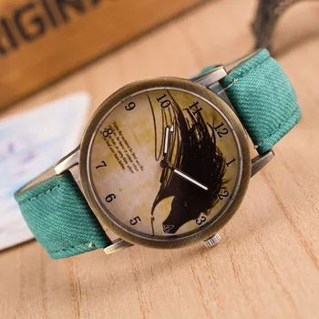 Vintage Watches Women Retro Clock Wolf Wristwatches Cowboy Leather Band Analog Quartz Watch Waterproof Relogio Feminino GIFTS