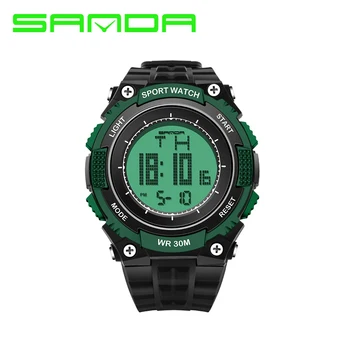 2017 New Brand SANDA Sports Watch Men Women Lover's Clock Montre Homme Water Resistant Calendar S Shock Military Army G watches