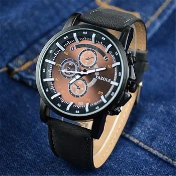 Quartz Watch YAZOLE Brand Luxury Famous Wristwatches Male Clock Leather Wrist Watch Business Fashion Casual Dress Watches C21