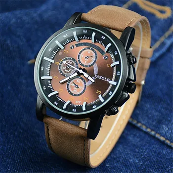 Quartz Watch YAZOLE Brand Luxury Famous Wristwatches Male Clock Leather Wrist Watch Business Fashion Casual Dress Watches C21