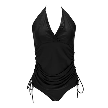 2017 Women Sexy Tankini Bikini Set Push up Padded Swimsuit Bathing Suit Swimwear One piece Swim Dress Swimsuit Bikini ISP