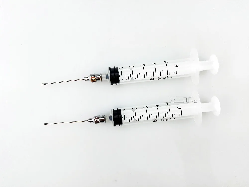 Gavage Crop Needle Feeding Syringe 5ml W 0.8mm x 45mm #8 Straight, Animal Feeding Needle, Oral Syringe