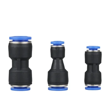 1 PCS 8 mm OD * 10 mm Tube OD Push In Connect Fitting Pneumatic Air Quick Reducing Union Connector PG10-8