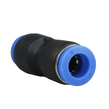 1 PCS 8 mm OD * 10 mm Tube OD Push In Connect Fitting Pneumatic Air Quick Reducing Union Connector PG10-8