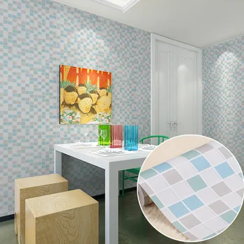 Mosaic Modern Wallpaper For Bedrooms Walls Bathroom Waterproof Wall Paper Mural Paper Rolls Home Decor Kitchen Wallcoverings