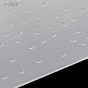 Lychee Dot Bubble Plastic Embossing Folder For Scrapbook DIY Album Card Tool Plastic Template Stamp Card Making Decoration