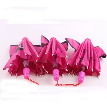 Doll Accessories,3 style Rose Red Rain Umbrella fit 18