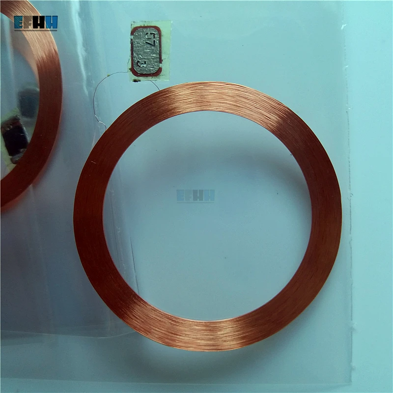 125KHZ T5577/T5557/T5567 Rewritable RFID Tag Coil+Chip Card Inlay In Access Control Card (Diameter 28mm)