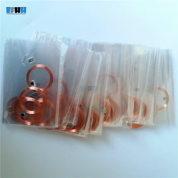 125KHZ T5577/T5557/T5567 Rewritable RFID Tag Coil+Chip Card Inlay In Access Control Card (Diameter 28mm)