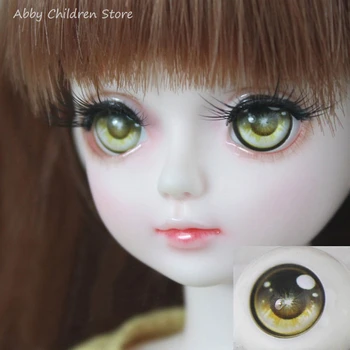 Safety Eyes BJD Doll Acrylic Eyeball Eyes 1 Pair 1/3 1/4 1/6 14mm 16mm 18mm Half Round Eyeball For Doll Accessories Kids Toys