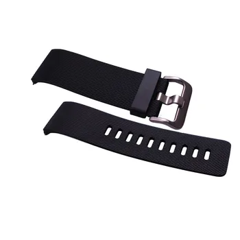 1:1 Original Silicone Sport Classic Band + Metal Frame For Fitbit Blaze Watch Band Black Blue Rubber Bracelet Strap