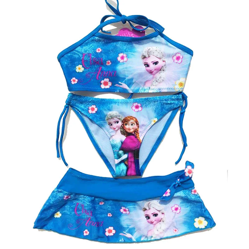 2017 New Summer Baby Girls Elsa Anna Clothes Suit Girls Clothing Sets