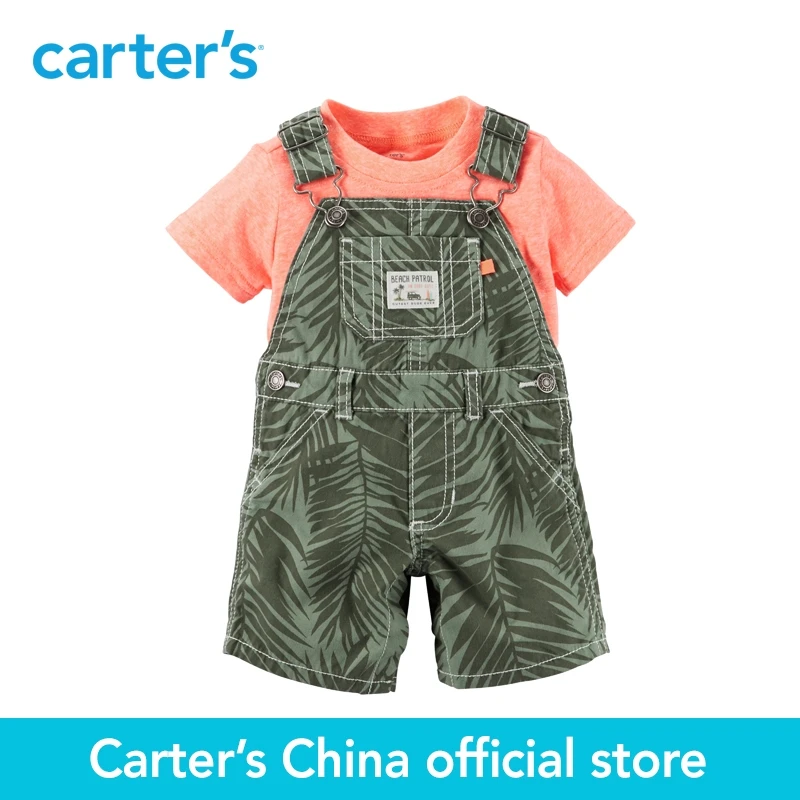 Carter's 2pcs baby children kids 2-Piece Tee & Overalls Set 127G136,sold by Carter's China official store