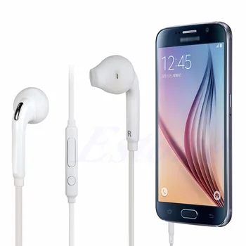 Newest In-Ear earphone w/Mic Earphone For Samsung Galaxy S5 S4 i9800 S6 Edge hot