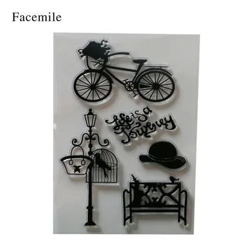 Gift 1PCS Different Stamp Design Clear Rubber Stamp For DIY Card Decoration Scrapbooking