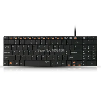 Rapoo desktop laptop N7200 USB Wired slim Multimedia keyboard PC office home gamer