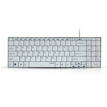 Rapoo desktop laptop N7200 USB Wired slim Multimedia keyboard PC office home gamer