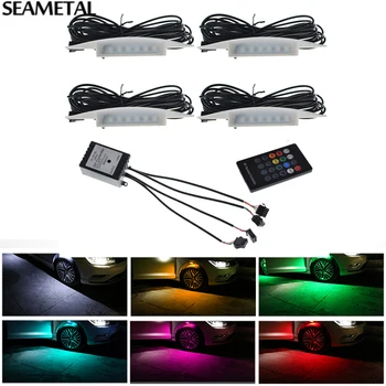 Car Styling Wheel Eyebrow Lights Tire LED Lamp Signals Arrow Colorful Universal Exterior Decoration Auto Accessories Car-styling