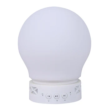 Wireless Bluetooth 3W LED Speaker Bulb Music Playing Bluetooth Control Light Lamp with Alarm Clock Lamp