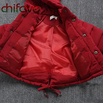2017 Chifave New Character Dinosaur Parka Winter Unisex Kids Down Coat Single Breasted Thick Warm Baby Boys Girls Outerwear Coat