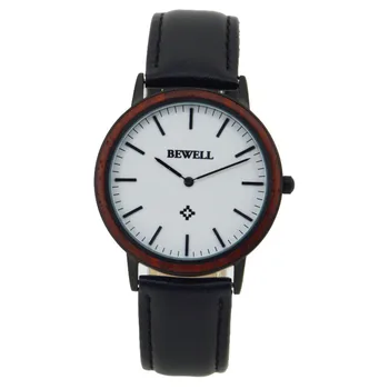 BEWELL Men and Women Wood Watch Ultrathin Sport Wristwatch Unisex Watches Quartz Wooden Watch Relogio 1051A