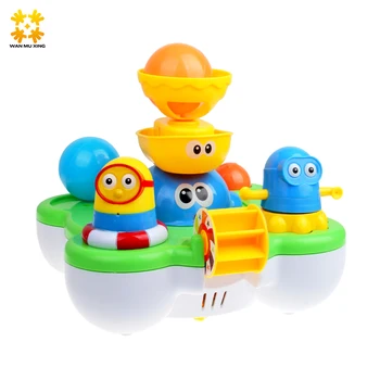 Baby Kids Lovely Playing Water Toys Cute Whale Paradise Amusement Park Fun Bath Toy Children Gift Classic Toys