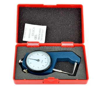 Dental Caliper Thickness Gauge 0-10*0.1mm Caliper with Metal Watch Measuring Thickness Dental Lab Equipments Dentist Tools