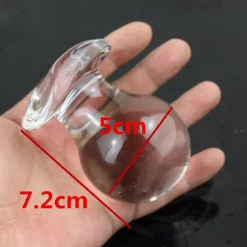 Dia 5 CM Big Glass Anal Butt Plug Anus Expandable Stimulator In Adult Games For Women And Men Gay , Sex Products Adult Toys